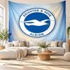 Brighton & Hove Albion Football Wall Tapestry, Soft Fabric Wall Hanging, Decorative Backdrop For Bedroom Home Wall Art
