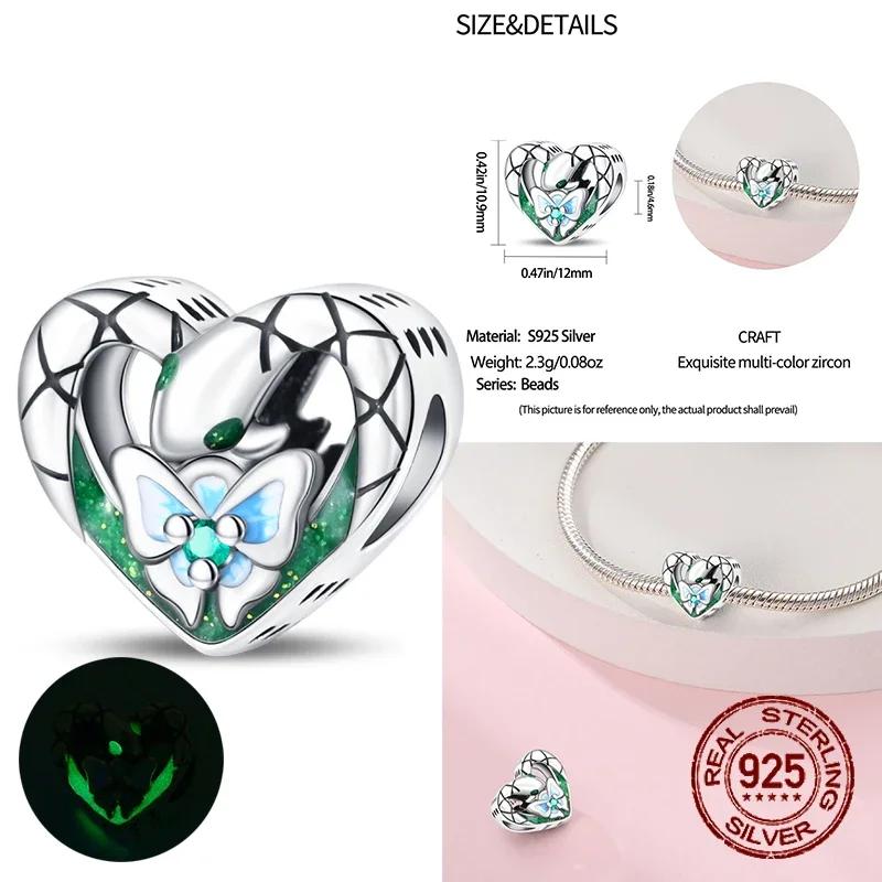 Медные светящиеся шармы в виде космонавта, планеты, космического корабля, эльфа, оленя, бусины подходят для оригинальных браслетов и ожерелий «Сделай сам»