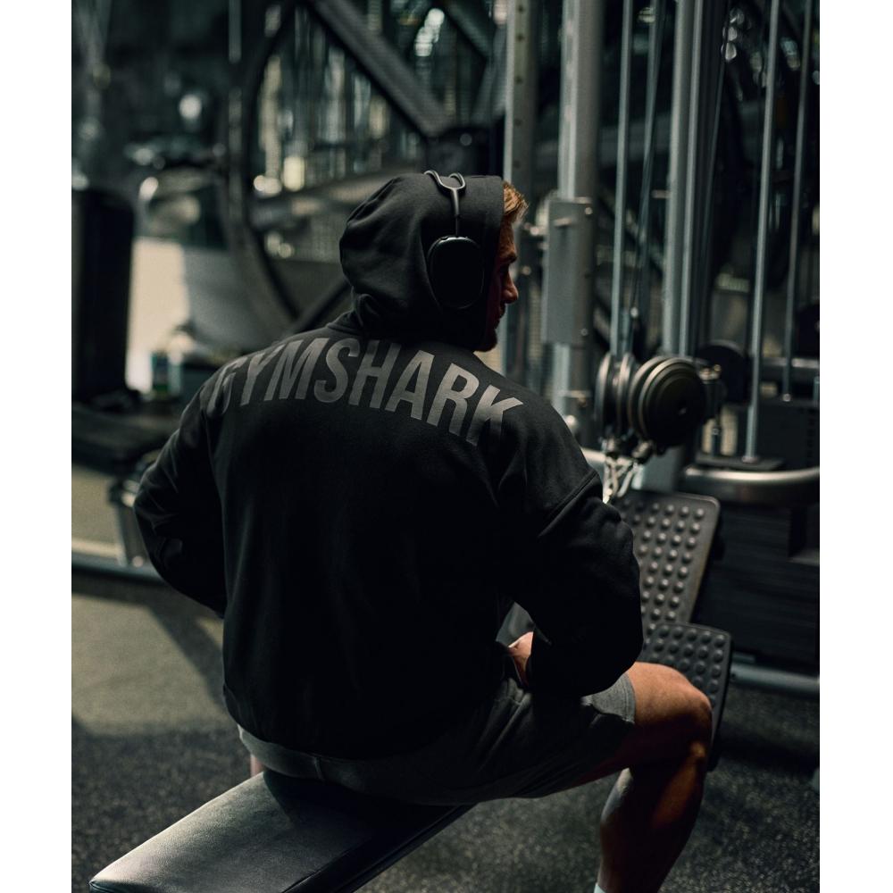 Gymshark Толстовка с капюшоном Power Black A2c9h Bb2j