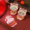 6pcs Laser Chinese New Year Red Pocket Traditional Good Lucky Red Packets  Lunar New Year Gifts