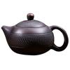 Фиолетовый керамический чайник, керамический чайник для кунг-фу, чайный сервиз, нож для прыжков, горшок для резьбы, одиночный горшок ручной работы