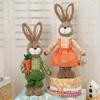 Cartoon Bunny Telescopic Doll Retractable Merry Easter Decoration  Party Favors