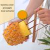 Stainless Steel Pineapple Peeler Corer Cutter Tool Portable Fruit Slicer Kitchen Tool Quick Pineapple Meat Picker