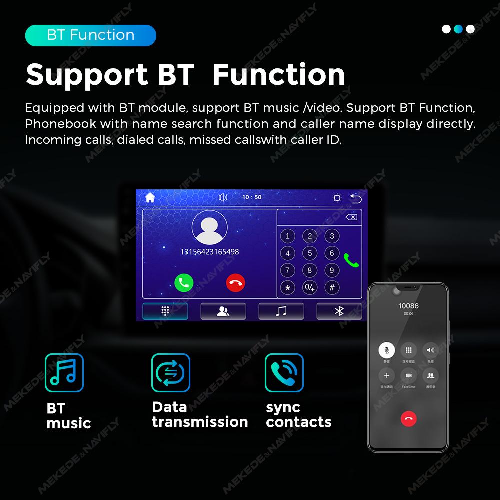 Navifly 7'' 2din Android Auto Carplay автомобильный радиоприемник видеоплеер GPS для VW Volkswagen Skoda Octavia Golf 5 6 Touran Passat B6 Polo