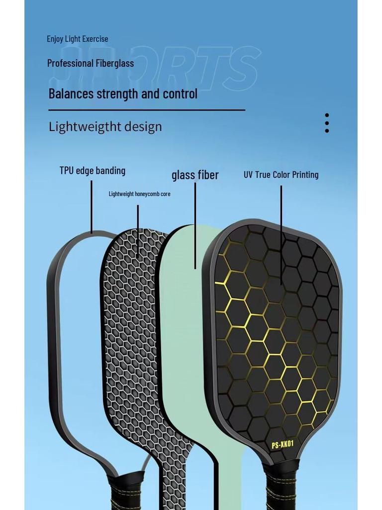 Популярная стекловолоконная ракетка для пиклбола