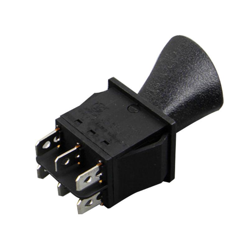 High Quality Nice Portable Industrail Testing Switch Slide Switch Black DPDT Latching 1 PC 6-pin Advance-Stop-Back