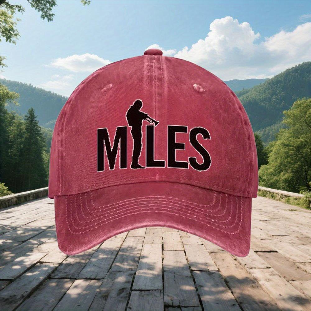Miles Davis Inspired Baseball Cap Lightweight Adjustable Snapback For Men Women