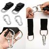 Sangles de suspension pour balançoire 2 pièces 1,5 m avec mousquetons — Nylon &amp; inox, Heavy Duty