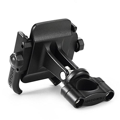 [Полностью алюминиевая конструкция, прочная] Держатель для смартфона мотоцикла NikoMaku, мопеда, велосипеда, защита от вибрации, водонепроницаемый, держатель для мобильного телефона