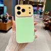 Модный Цветной Акриловый Чехол-Столкновение для iPhone 14 15 16 17 Pro Max с Бампером, Большим Окном, Защитой Камеры