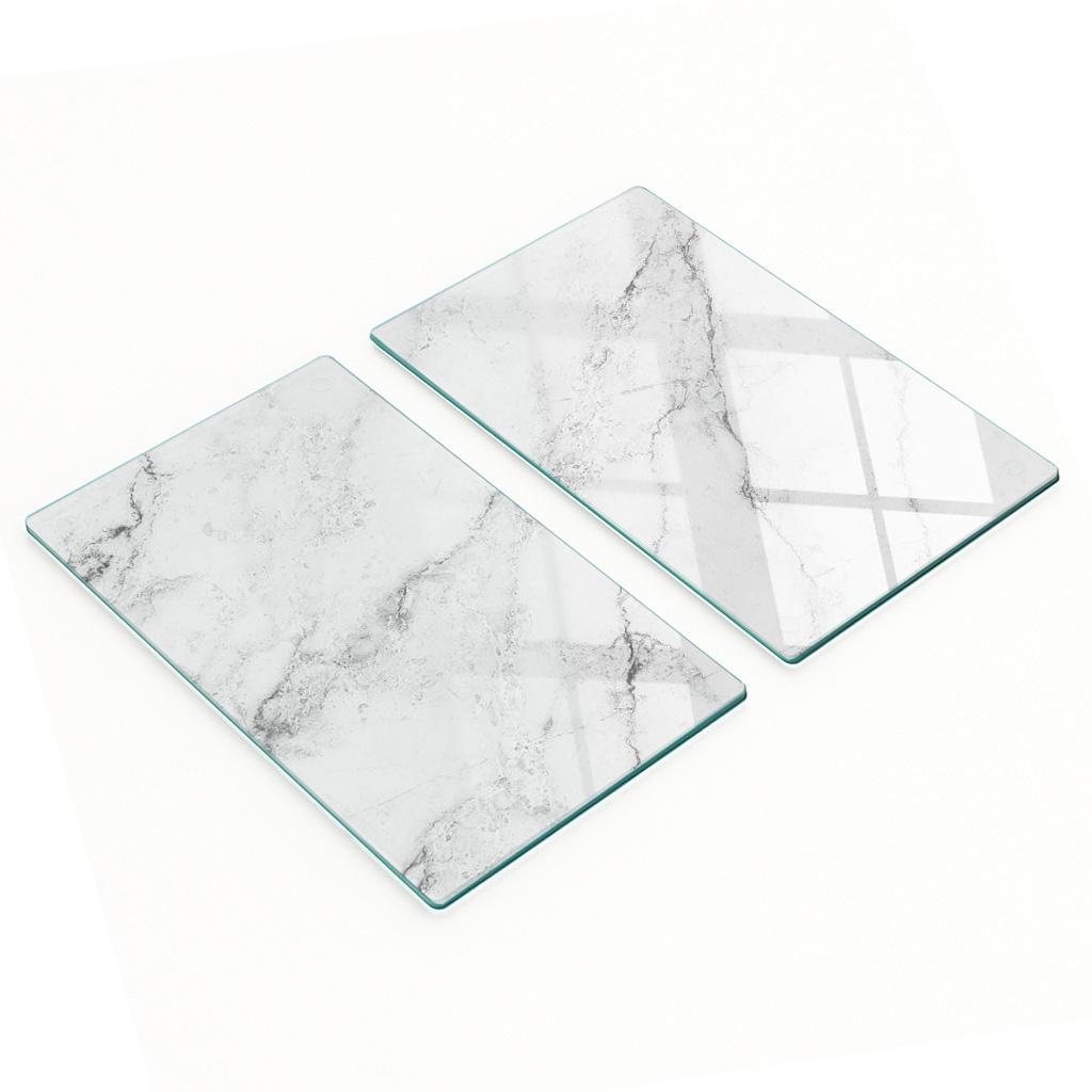 Kuchenne Wielofunkcyjne Dekoracyjne Deski Hartowane Marmur 2X30X52 Cm