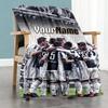 Juventus Customize Your Name Blanket Throw Customizable Blanket Warmthful Decor Versatile for Chair Home Decor Office Chair Bed
