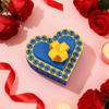 Love Heart Annoying Gift Box with Screws 3D Printed Christmas Puzzle Present Box Prank Case Home Office Desktop Decoration Ornament Joke Gag Gift