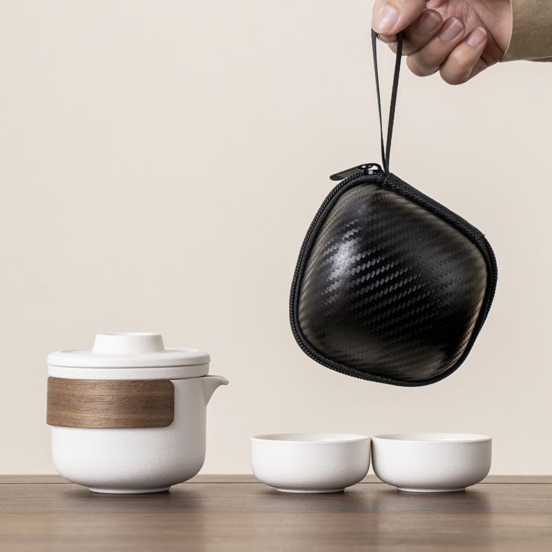 Портативные дорожные наборы посуды для чая Kung Fu Tea Maker Kuaike Чашка На открытом воздухе Портативный Мини Роскошный Праздничный Подарок Набор для чая