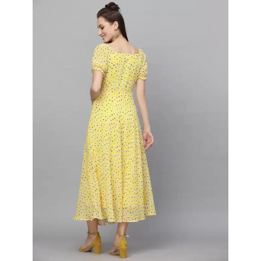 Женское облегающее платье макси из жоржета с принтом и расклешенной юбкой, с подкладкой из полиэстера, платье VF-1809