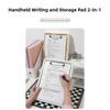 Double Layer A4 Clipboard with Storage Document Organizer Document Folder  Office Use