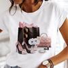 Sweet Wine Plus Size T-Shirt Unisex Clothing Print Girl 90s Cartoon Printing Clothes Graphic Top Lady FeUnisex Tee
