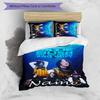3pcs Custom Name Billie Eilish Bedding Set Duvet Cover Closure Includes 1 Duvet Cover & 2 Pillowcases for All Seasons Bedroom Decor
