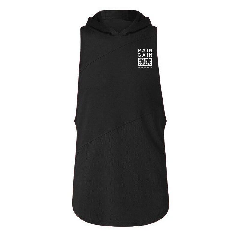 Muscleguys Summer Fashion Handsome Hip Hop Tank Top Sports Fitness Casual Sleeveless Men's T-Shirt