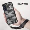 (В комплекте ремешок на запястье)IBMRS [точные вырезы для объективов камер] для чехла для телефона Meizu 21 camo, прозрачный жесткий противоударный улучшенный защитный чехол