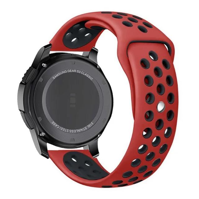 Силиконовый ремешок 20 мм 22 мм для Samsung Galaxy Watch 7 6 5 4 Classic 5pro/Gear S3 Браслет для Huawei Watch 4/3/GT5 4 2e 46 мм
