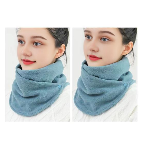 Winter Neck Warmer Windproof Fleece Neck Gaiter for Men Women Soft Warm Balaclava Face Cushion for Cold Weather