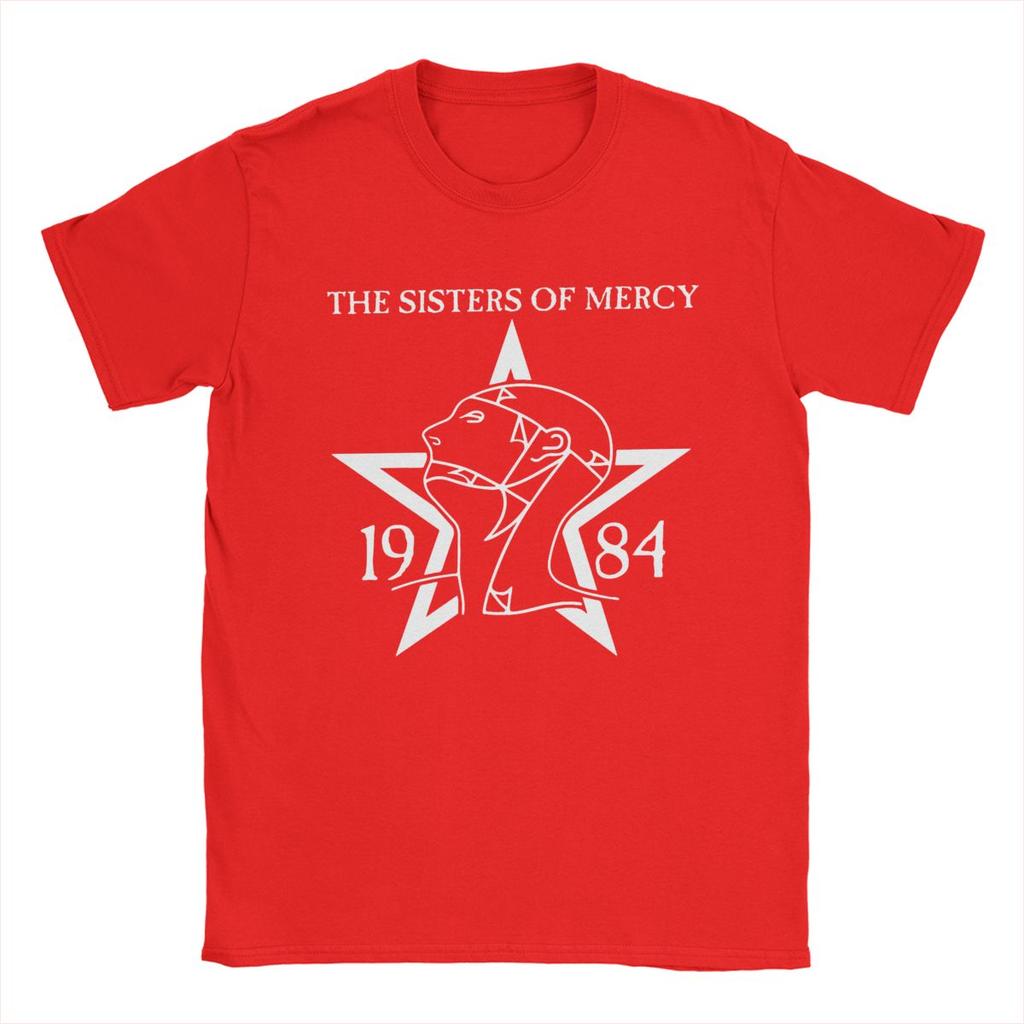 1984 Футболка The Sisters Of Mercy, мужская хлопковая винтажная футболка с круглым вырезом, футболки с коротким рукавом, новое поступление