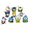 Эмалевая брошь Hello Kitty & One Piece от Sanrio - Милая металлическая булавка в стиле аниме