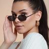 Металлические Солнцезащитные очки Маленькой Оправы Полигональной Формы Для Женщин Модные Ретро Очки Личность Высококлассные Солнцезащитные очки 340