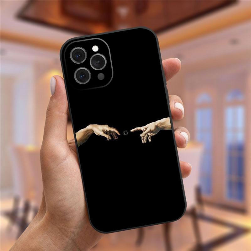 Винсент Ван Гог Звездная ночь цветок чехол для телефона для iPhone 13 12 11 Pro Max Mini X XR XS 8 7 6S Plus Мона Лиза Дэвид Мягкий чехол