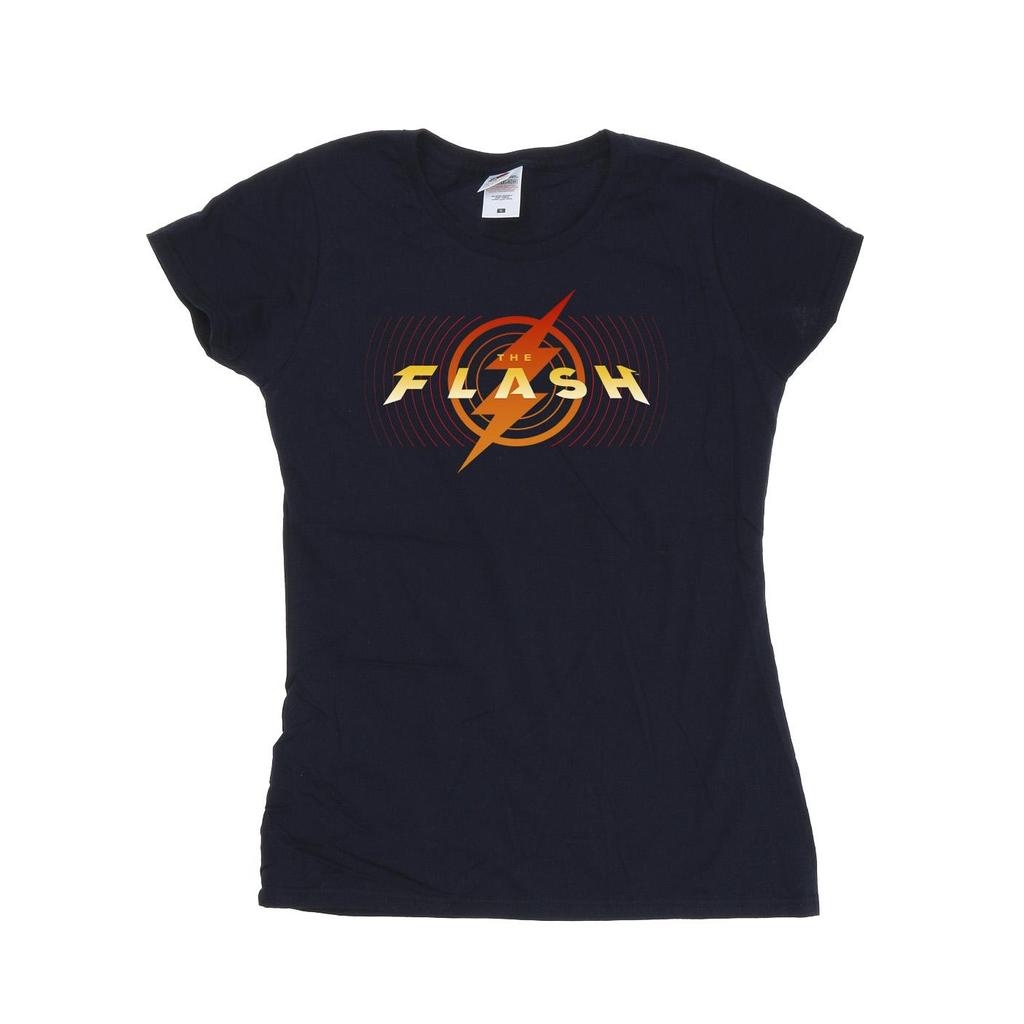 DC Comics Womens/Ladies The Flash Red Lightning Cotton T-Shirt