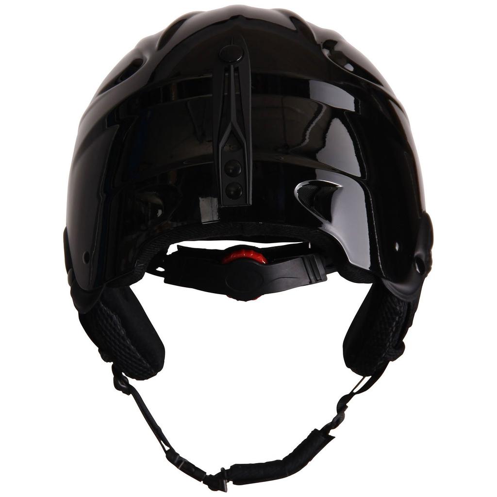 North Peak NP-2510 Helmet Head Protector for Snowboarding and Skiing, Black, Size S-M