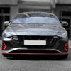 Красная Декоративная Накладка на Передний Противотуманный Фонарь для Hyundai Elantra CN7-N Line LHD/RHD
