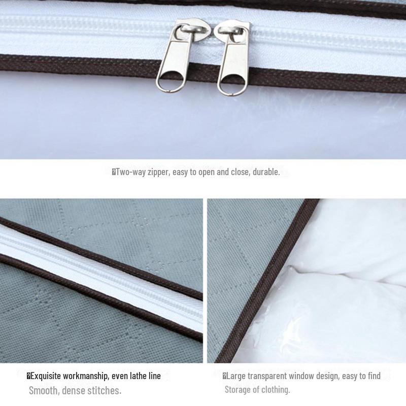 Утолщенная сумка для хранения одеял и одежды из нетканого материала большой вместимости