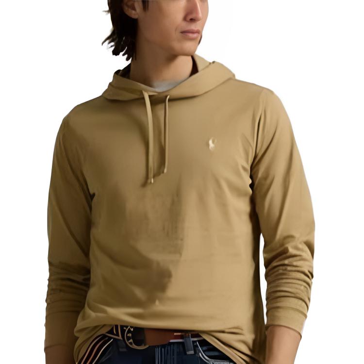 Polo Ralph Lauren Толстовка с капюшоном с принтом, с длинным рукавом, мужская, желтая 710847203-081