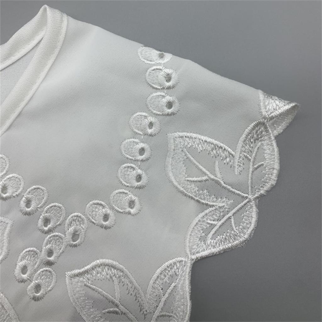 Women False Collar White Blouse Top Collar Elegant Fake Collar Shawl Wrap Universal Lady Party Dress Clothes Accessories