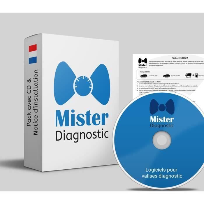 Mister Diagnostic® ELM327 BLUETOOTH диагностический интерфейс Windows Android ELM 327 OBDII сканер~YJ14951