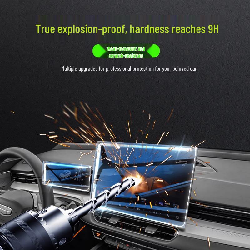 Volkswagen ID3 Center Console Protection Film: Fits 26 Models, Includes Navigation Screen Tempered Glass.