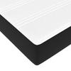 Ottoman Bed with Mattress Black 140x190 cm Faux Leather