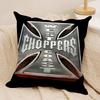 CChoppers WWest CCoast Cushion Cover Silky Short Plush DoubleSided Printed Pillow Case for Sofa All Seasons Home Decor Gift