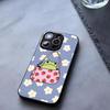 Мультяшная Милая Лягушка Чехол для Телефона Закаленное Стекло Для IPhone 17 13 14 16 12 15 11 Pro Max Plus Mini X XR SE2020 Coque