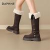 Женские теплые ботфорты Daphne