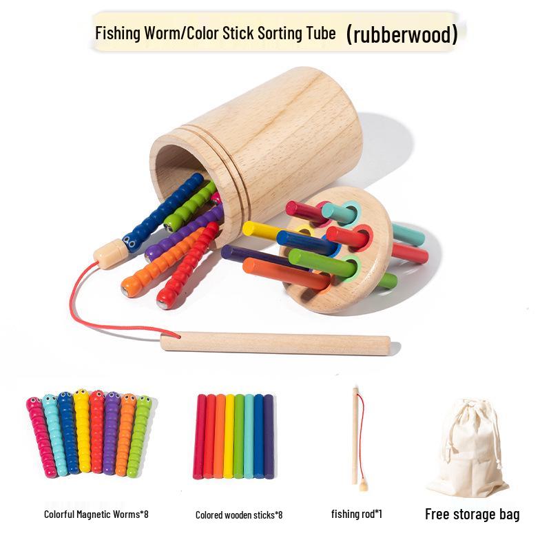 Монтессори Деревянный Балансир и Игрушка для Тренировки Сенсомоторных Навыков для Детей