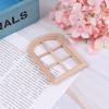1:12 Dollhouse Miniature Wooden Arched Window Model Furniture Accessories