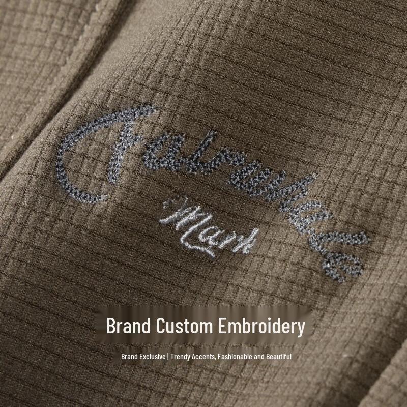 MARK FAIRWHALE Waffle Texture Elastic Casual Joggers
