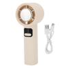 Portable Handheld Fan 100 Speed LED Digital Display Personal Cooling Fan Rechargeable Battery Operated Quiet for Home