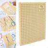 Macrame Board for Braiding Bracelet,Portable Grids Securing Creating Macrame,Knotting
