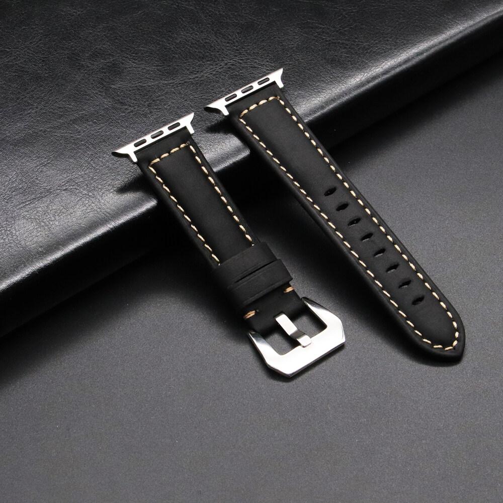 Кожаный ремешок для Apple Watch Ultra 2 Band 49 мм, 45 мм, 41 мм, 44 мм, 40 мм, 42 мм 38, модный браслет Iwatch Series 9, 8, 7, 6, 5, 4 SE 3, 2, 1 Correa