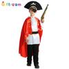 Carnival Festival Party Costumes Cosplay Pirates of the Caribbean Stage Play Children's Red Cloak Pirate Costumes