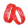 Силиконовый светодиодный сенсорный наручный браслет Спортивные наручные часы Сенсорные цифровые часы Электронные часы